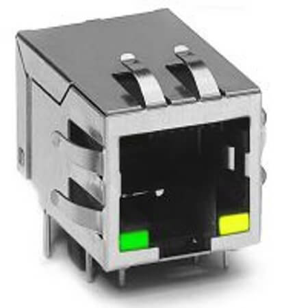 J00-0065NL CONNECTOR MAGJACK 1PORT 100 BASE-TX - 1