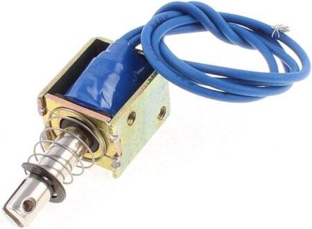 JF-0520 DC6V 4N 10mm Permeable Electromagnet Lock - 3