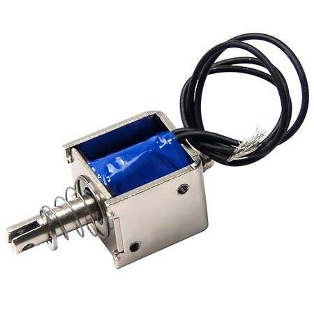 JF-0826 DC12V 20N 10mm Frame Type Electromagnet Lock - 1
