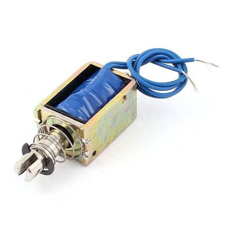 JF-1039B DC36V 25N 10mm Push-Pull Permeable Electromagnet Lock - 1