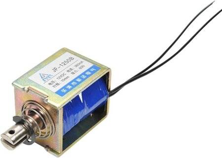 JF-1250B DC12V 60N 10mm Permeable Electromagnet Lock - 1