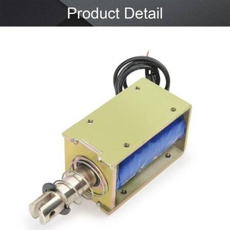 JF-1253B DC6V 42N 10mm Push-Pull Permeable Electromagnet Lock - 4