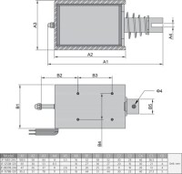 JF-1253B DC6V 42N 10mm Push-Pull Permeable Electromagnet Lock - 5