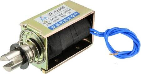 JF-1264B DC24V 55N 10mm Permeable Electromagnet Lock - 1