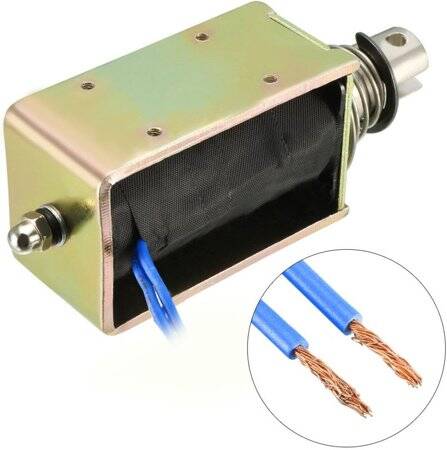 JF-1264B DC24V 55N 10mm Permeable Electromagnet Lock - 3