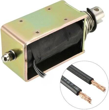 JF-1564 DC24V 55N 10mm Frame Type Electromagnet Lock - 3