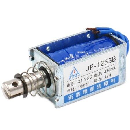 JF-S0837D DC24V 15N 10mm Permeable Electromagnet Lock - 1