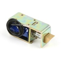JF-S0837DL DC 12V 1A 10mm Stroke 15N Force Open Frame Type Solenoid For Electric Door Lock - 2