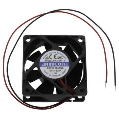 JF0625S1H--R FAN 60x60x25MM 12V 0.23A 2.4W 4500RPM - 1
