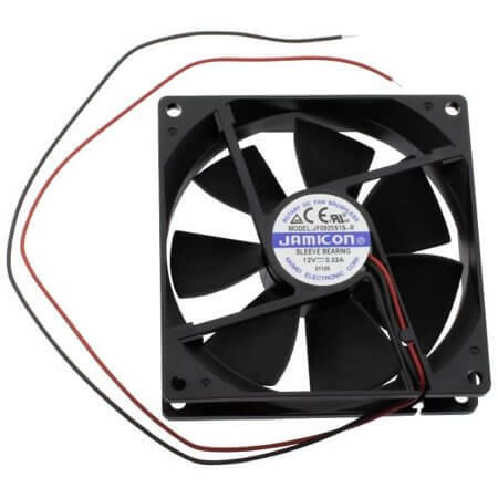 JF0925S1S--R FAN 92x92x25MM 12V 0.31A 3.72W 3200RPM - 1