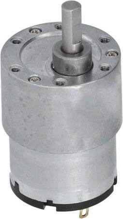 JGB37-520 DC 12V 15RPM Minyatür İleri ve Geri Fırçalı DC Hız Düşürücü Motor - 1