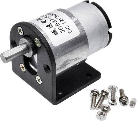 JGB37-520 DC12V 66RPM Miniature Forward And Reverse Brushed DC Speed Reducer Motor - 1