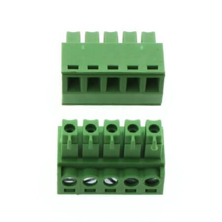 JINKAI-3.81-05P-14 TERM.BLK.3.81MM 5P FEMALE GREEN - 1