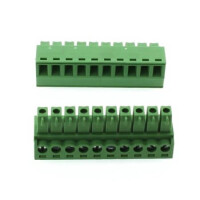 JINKAI 3.81-10P-14 TERM.BLK.3.81MM 10P FEMALE GREEN - 1