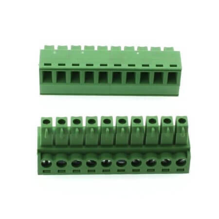 JINKAI 3.81-10P-14 TERM.BLK.3.81MM 10P FEMALE GREEN - 1