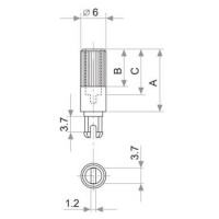 JPEPL5214NE ACCESSORY PT15 SHAFT 5214 BLACK - 1