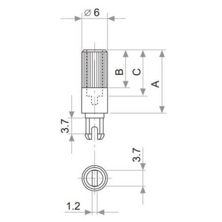 JPEPL5214NE ACCESSORY PT15 SHAFT 5214 BLACK - 1