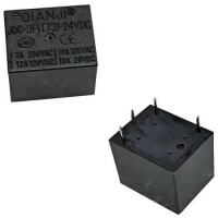 JQC-3F-(T73)-1H-24VDC RELAY POWER 10A 24VDC 1A PCB TYPE (JS1) 4PIN - 1