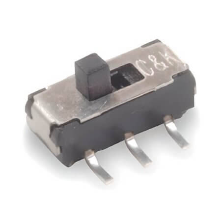 JS202011SCQN- SWITCH SLIDE 2P2T 300mA 6V On-On SMT V/T - 1