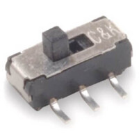 JS202011SCQN SWITCH SLIDE 2P2T 300mA 6V On-On SMT V/T - 1