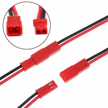 JST 2P Male+Female Terminal Connection Socket - 2