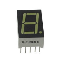 JZ-5161BUW-N LED DISPLAY 14.22MM WHITE 1DIGIT THT - 1