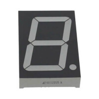 JZ18102BUR-N LED DISPLAY 7 SEGMENT 1DIGIT 45MM - 1