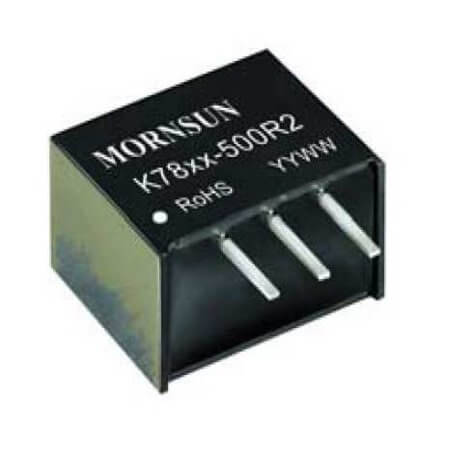 K7812-500R2 DC/DC CONV 24VDC 12VDC 500mA - 1