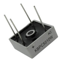 KBPC5010W-HT DIODE BRIDGE 50A 1000V PCB TYPE - 1