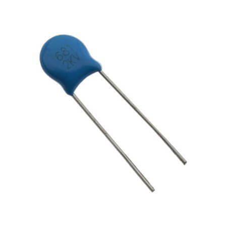 KC681K2000V- CAP.CER.680pF 2000V 5MM 5% - 1