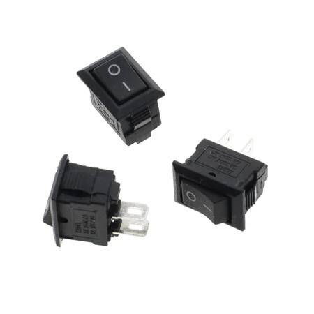 KCD11 AC 250V 3A 2 Pin On/Off I/O SPST Snap in Mini Boat Rocker Switch - 4