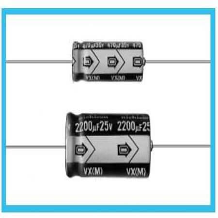 KE2.2A63V0B0511 CAP.EL.2.2uF 63V 85C AXIAL SIEMENS - 1