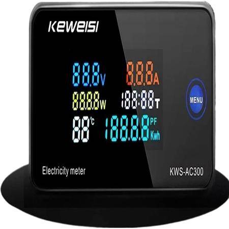 KEWEISI KWS-AC300-100A Digital Electricity Meter Voltmeter Ammeter Measurement Open CT - 1