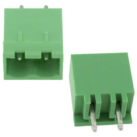 KF2EDGCV-X-5.08-02P-1G TERM.BLK.5.08MM 2PIN(1X2) 180C MALE GREEN CLOSED - 1