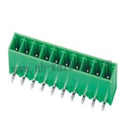 KF2EDGR-Y-3.5-3P-1G TERM.BLK.3.50MM 3P 90C MALE GREEN CLOSED - 1