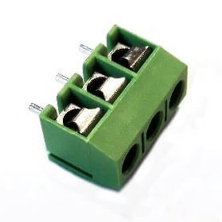 KF301V-5.0-3P-1-G TERM.BLK.5.00MM 3PIN(1X3) 180 PCB TYPE 0 BOY GREEN - 1