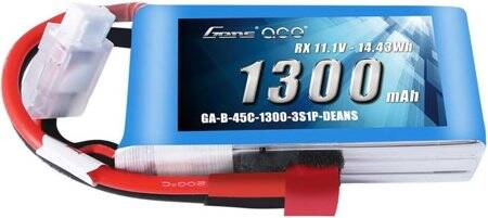 Kırmızı 1300 MAH 3 S 11.1 V 25C Yüksek Güç Yüksek Kaliteli Model Uçak LIPO Pil JST Dişi - 1