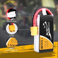 Kırmızı 1300 MAH 3 S 11.1 V 25C Yüksek Güç Yüksek Kaliteli Model Uçak LIPO Pil XT60 Dişi - 3