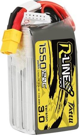 Kırmızı 1300 MAH 4 S 14.8 V 25C Yüksek Güç Yüksek Kaliteli Model Uçak LIPO Pil JST Dişi - 1