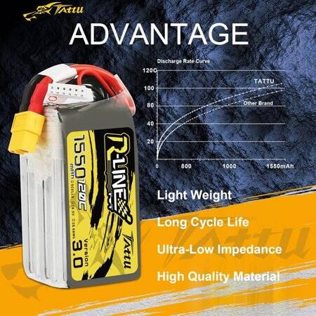 Kırmızı 1300 MAH 4 S 14.8 V 25C Yüksek Güç Yüksek Kaliteli Model Uçak LIPO Pil JST Dişi - 4