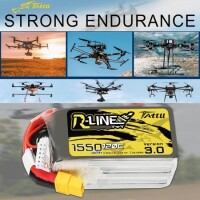 Kırmızı 1300 MAH 4 S 14.8 V 25C Yüksek Güç Yüksek Kaliteli Model Uçak LIPO Pil JST Dişi - 5