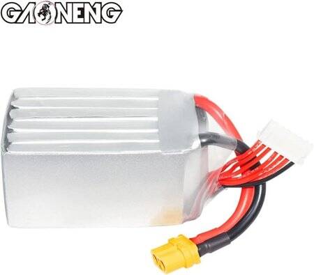Kırmızı 1300 MAH 6 S 22.2 V 25C Yüksek Güç Yüksek Kaliteli Model Uçak LIPO Pil JST Dişi - 3