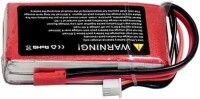 Kırmızı 1500 MAH 2 S 7.4 V 25C Yüksek Güç Yüksek Kaliteli Model Uçak LIPO Pil T Dişi - 3