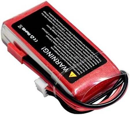 Kırmızı 1500 MAH 2 S 7.4 V 25C Yüksek Güç Yüksek Kaliteli Model Uçak LIPO Pil T Dişi - 4