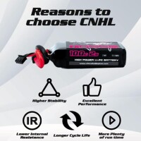 Kırmızı 1500 MAH 2 S 7.4 V 25C Yüksek Güç Yüksek Kaliteli Model Uçak LIPO Pil XT60 Dişi - 4