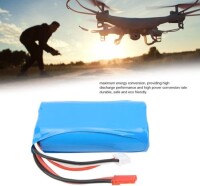 Kırmızı 1500 MAH 2 S 7.4 V 35C Yüksek Güç Yüksek Kaliteli Model Uçak LIPO Pil JST Dişi - 3