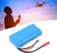 Kırmızı 1500 MAH 2 S 7.4 V 35C Yüksek Güç Yüksek Kaliteli Model Uçak LIPO Pil JST Dişi - 5