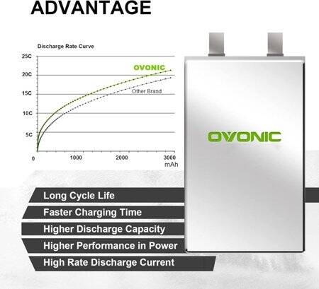 Kırmızı 2200 MAH 3 S 11.1 V 25C Yüksek Güç Yüksek Kaliteli Model Uçak LIPO Pil T Dişi - 4