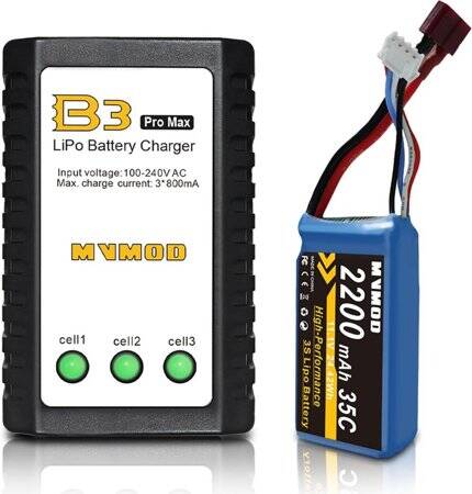 Kırmızı 2200 MAH 3 S 11.1 V 35C Yüksek Güç Yüksek Kaliteli Model Uçak LIPO Pil JST Dişi - 1