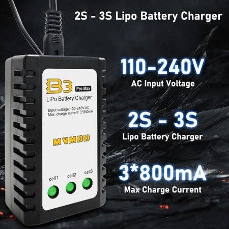 Kırmızı 2200 MAH 3 S 11.1 V 35C Yüksek Güç Yüksek Kaliteli Model Uçak LIPO Pil JST Dişi - 4